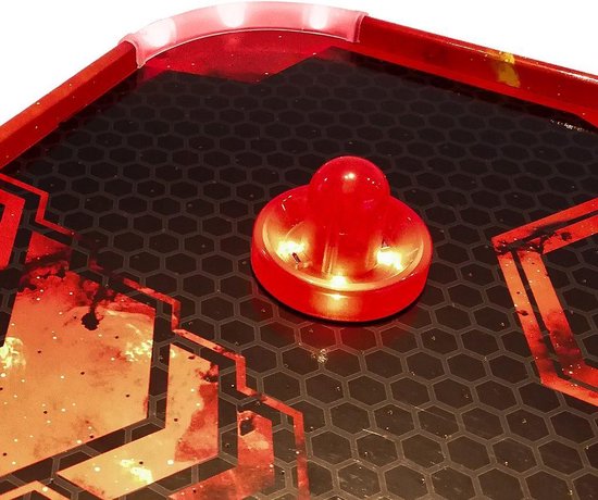 Thumbnail van een extra afbeelding van het spel Airhockey tafel met LED FIRE VS ICE