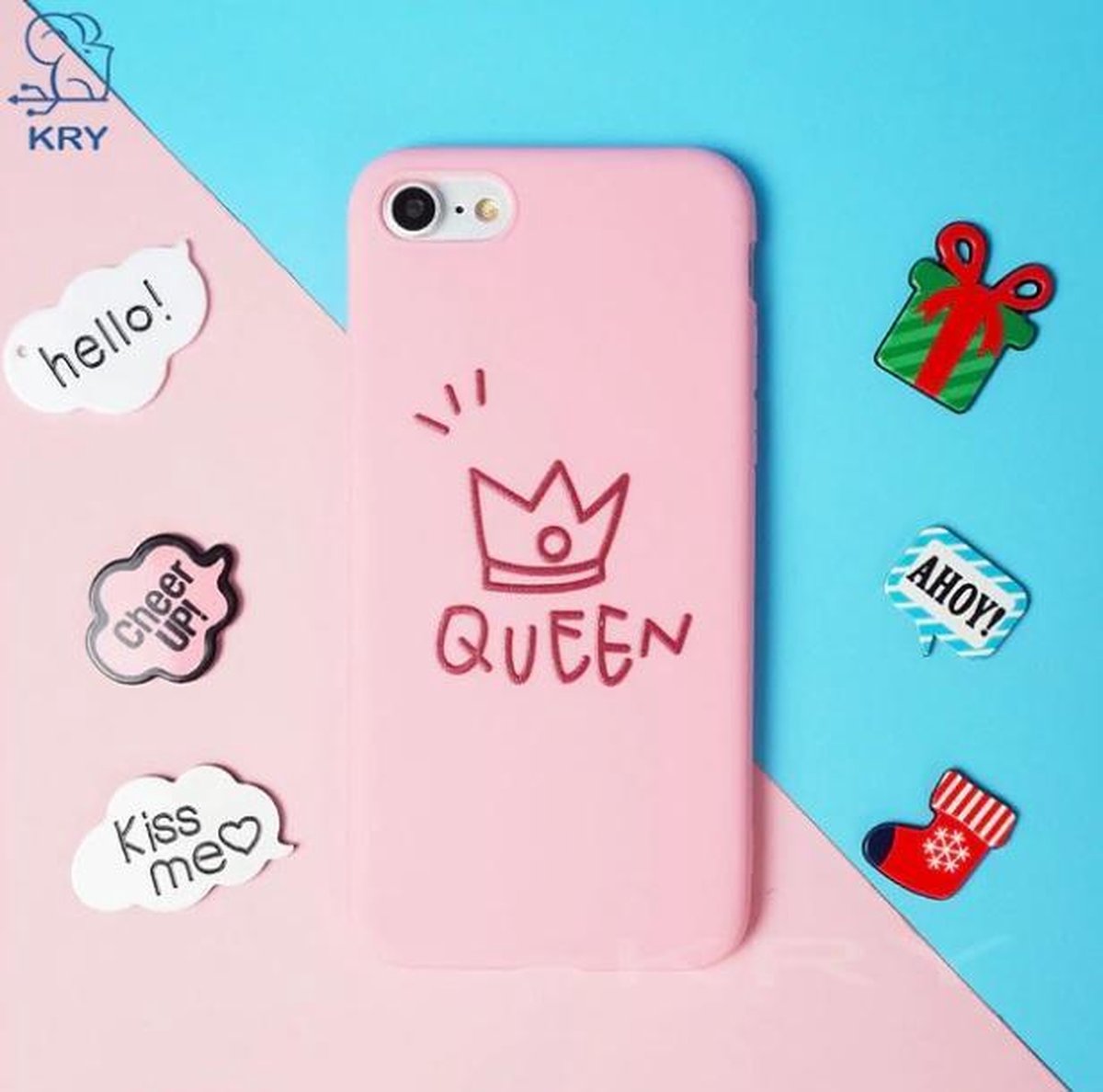 Apple iPhone X telefoonhoesje -Queen / iPhone Case / iPhone Cover