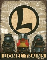 Wandbord - Lionel trains since 1900 -30x40-
