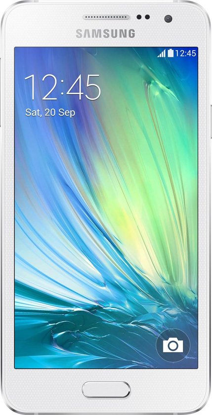 Samsung Galaxy A3 smartphone 4.5 inch HD Super AMOLED, 16GB, 1.5GB RAM, 8MP camera, 4G, wit