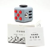 Fidget cube - Friemelkubus Grijs/Rood