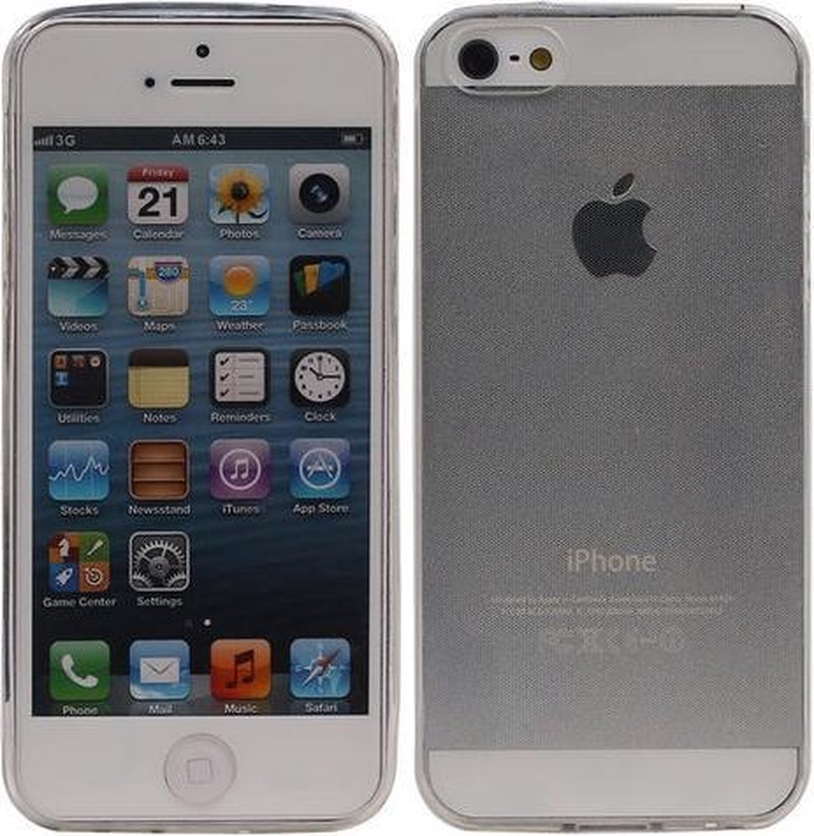 Apple iPhone 5/5s Hoesje Transparant