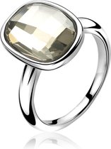 Zinzi - Zilveren Ring - Swarovski Kristal - Wit - Maat   ZIR1007-56