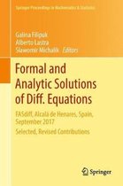 Formal and Analytic Solutions of Diff. Equations