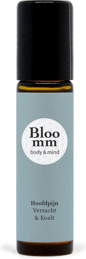 Bloom Verzacht Hoofdpijn, Etherische Olie Blend, Roll-on. 10ml.