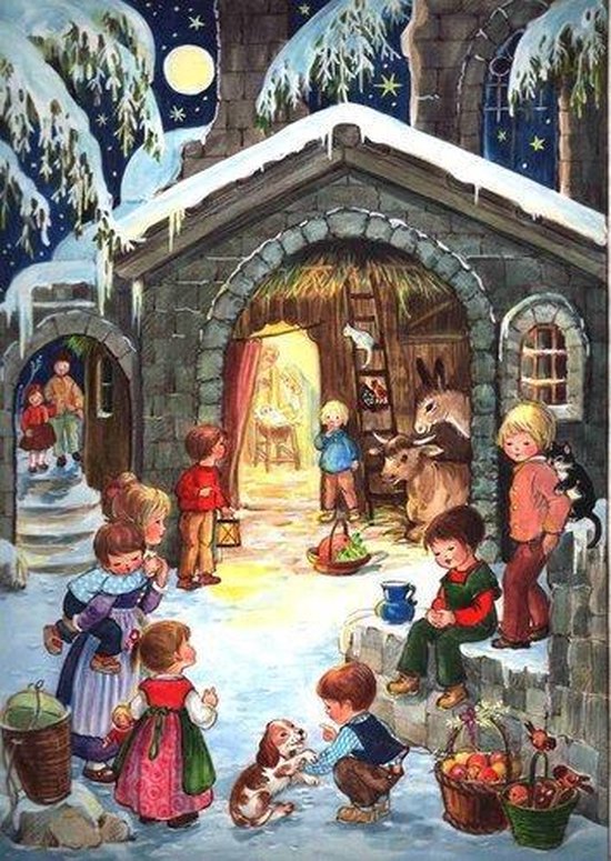 Adventskalender 24 Adventkalender 24 vakjes