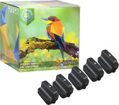 Ink Hero - 5 Zwarten - Inktcartridge / Alternatief voor de HP 363 CB333EE Q7966EE C8719EE C8721EE C8771EE C8772EE Photosmart 3108 3110 3210 3210xi 3300 3310 7160 7360 8100 8250 C5180 C6100 C6