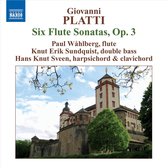 Paul Wåhlberg, Knut Erik Sundquist, Hans Knut Sveen - Platti: Six Flute Sonatas Op.3 (CD)