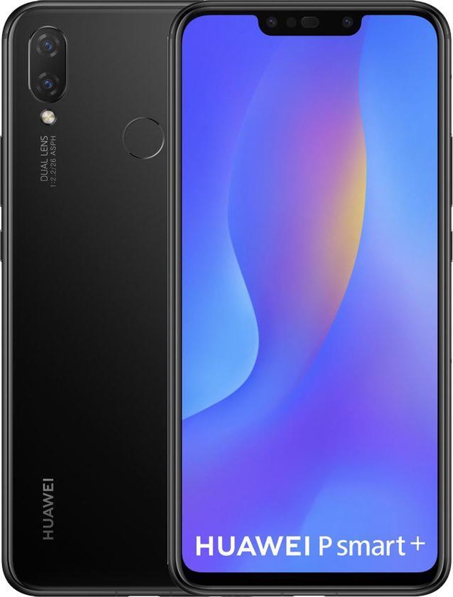 Huawei P smart⁺ 16 cm (6.3") Double SIM Android 8.1 4G Micro-USB 4 Go 64 Go  3340 mAh Noir | bol