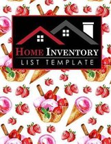 Home Inventory List Template