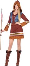 Eskimo verkleed jurkje/kostuum voor dames - carnavalskleding - voordelig geprijsd 34-36