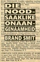 Die Noodsaaklike Onaangenaamheid