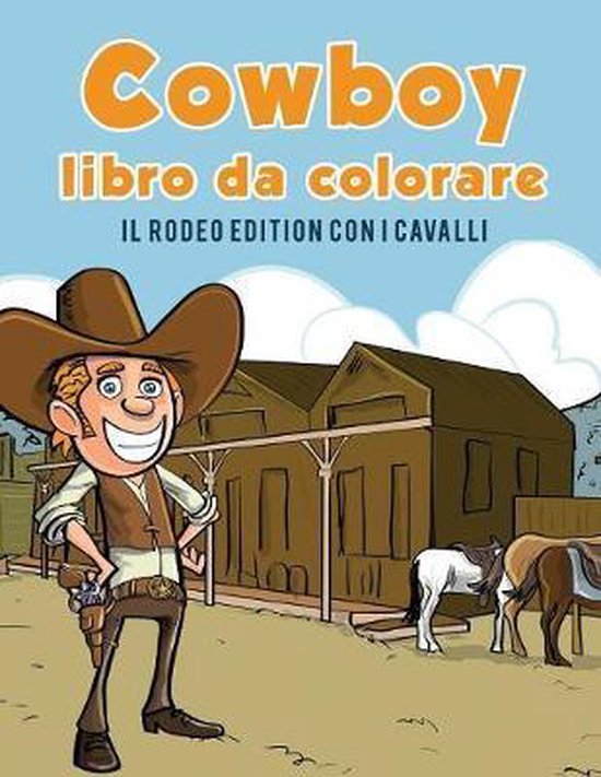 Cowboy libro da colorare - cover