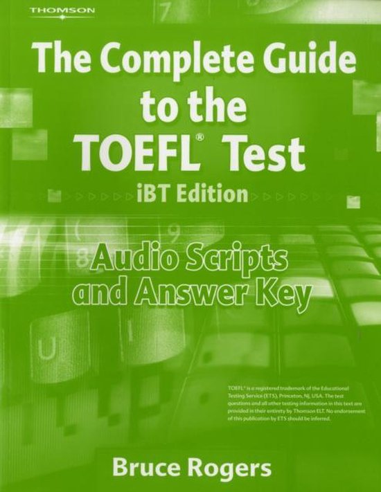 The Complete Guide to the TOEFL Test, iBT: Audio Script and  ... - cover