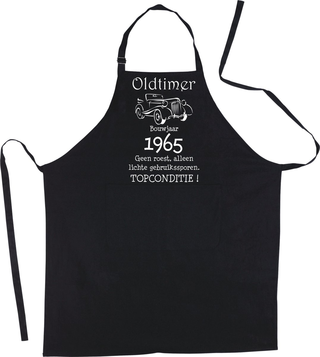 Mijncadeautje Luxe Keukenschort Oldtimer 1965