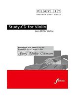Play It - Study-CD for Violin: Georg Philipp Telemann, Sonatina V + VI, TWV 41: E1, F1, E-dur + F-dur