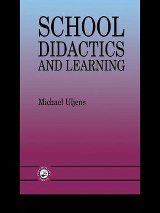School Didactics And Learning - cover