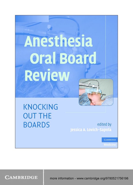 Anesthesia Oral Board Review (ebook), Jessica A. LovichSapola