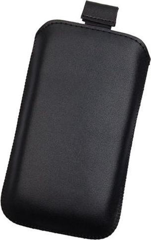 Pochette noire pour Apple iPhone 6 / 6S en cuir véritable | bol.com