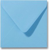 Envelop 12 x 12 Oceaanblauw, 25 stuks