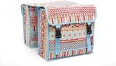 New Looxs Fiori Midi Dubbele Fietstas 25L - Multicolor