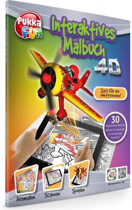 Jamara 460322 kleurplaat en kleurboek 3D coloring set