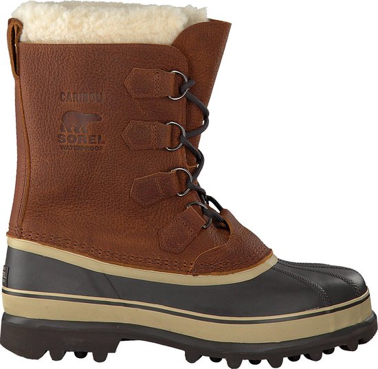 Sorel Heren Veterboots Caribou Wl - Bruin - Maat 48 | bol.com