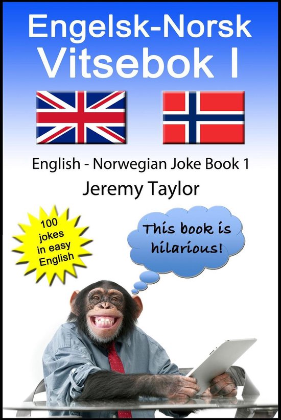 Language Learning Joke Books 6 - Engelsk-Norsk Vitsebok 1 - cover