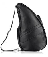 The Healthy Back Bag Volnerf leren tas Black Medium