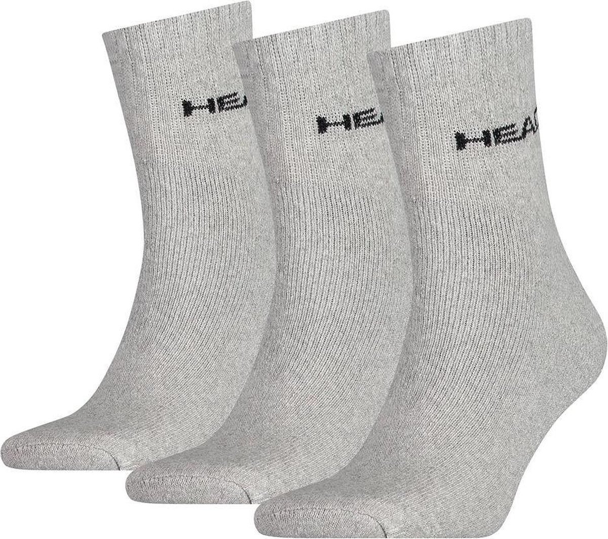 HEAD SHORT CREW 3 PACK Blauw