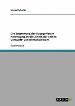 Die Entstehung Der Kategorien in Anlehnung an Die 'Kritik Der Reinen Vernunft' Von Immanuel Kant