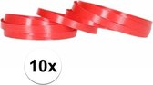 10x Rood ballon lint 1,5 meter