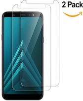 2 Stuks Pack Samsung Galaxy A6 + (Plus 2018) Beschermglas Screen Protector / Tempered Glass Screen