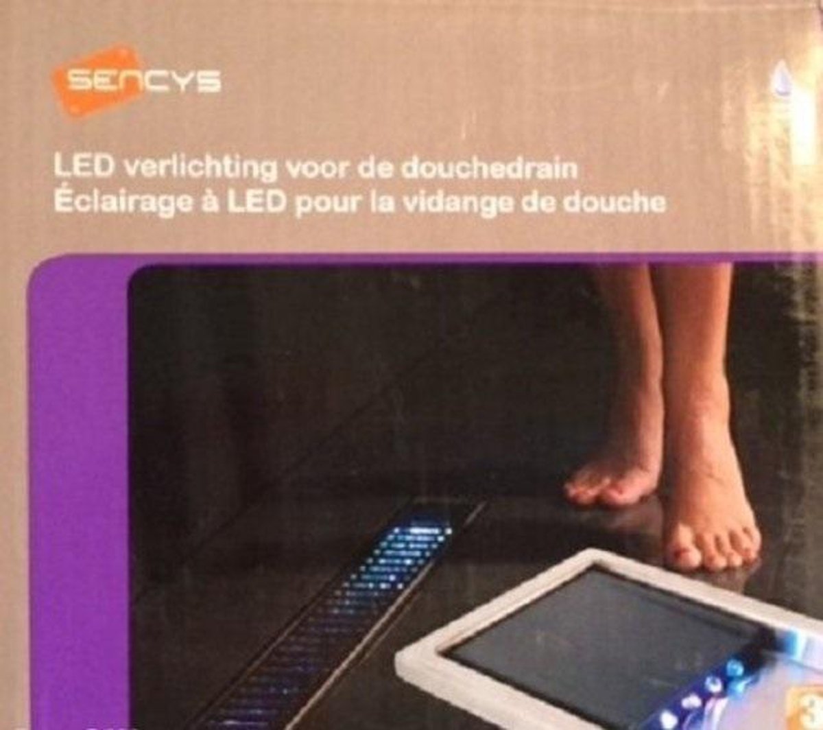 bedelaar Meter Centrum SENCYS LED Verlichting Voor Douchegoot - Douchedrain - 2  Verlichtingsblokjes - Incl.... | bol.com