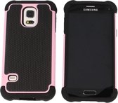 Samsung Galaxy S5 mini G800 Shock Proof Case Zwart Roze