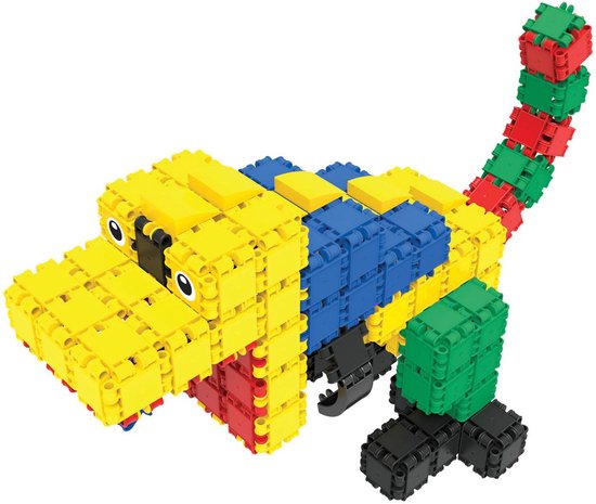 Clics bouwblokken– DUURZAAM SPEELGOED gemaakt van GERECYCLEERDE kunststof- bouwset 20 in 1 - speelgoed 4,5,6,7,8 jaar jongens en meisjes- educatief speelgoed- Montessori speelgoed- constructie speelgoed