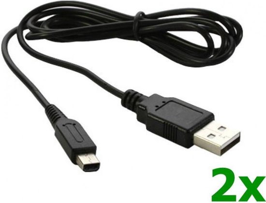 Chargeur USB pour Nintendo DSi (XL) 3DS (XL) 2DS x2 pcs | bol.com