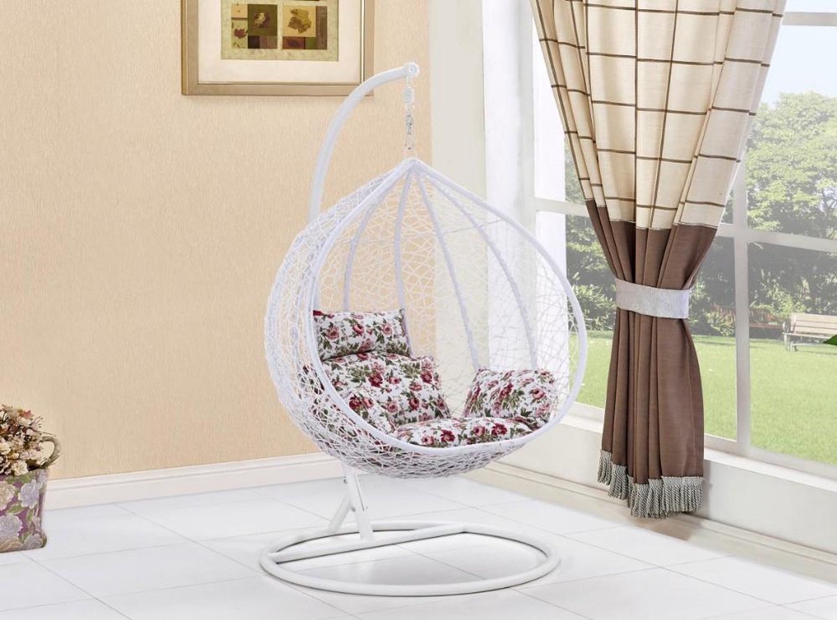 XL Hangende Egg Chair Cocoon - Hang Ei Stoel - Tuin Schommelstoel Hangend  Met Frame... | bol.com