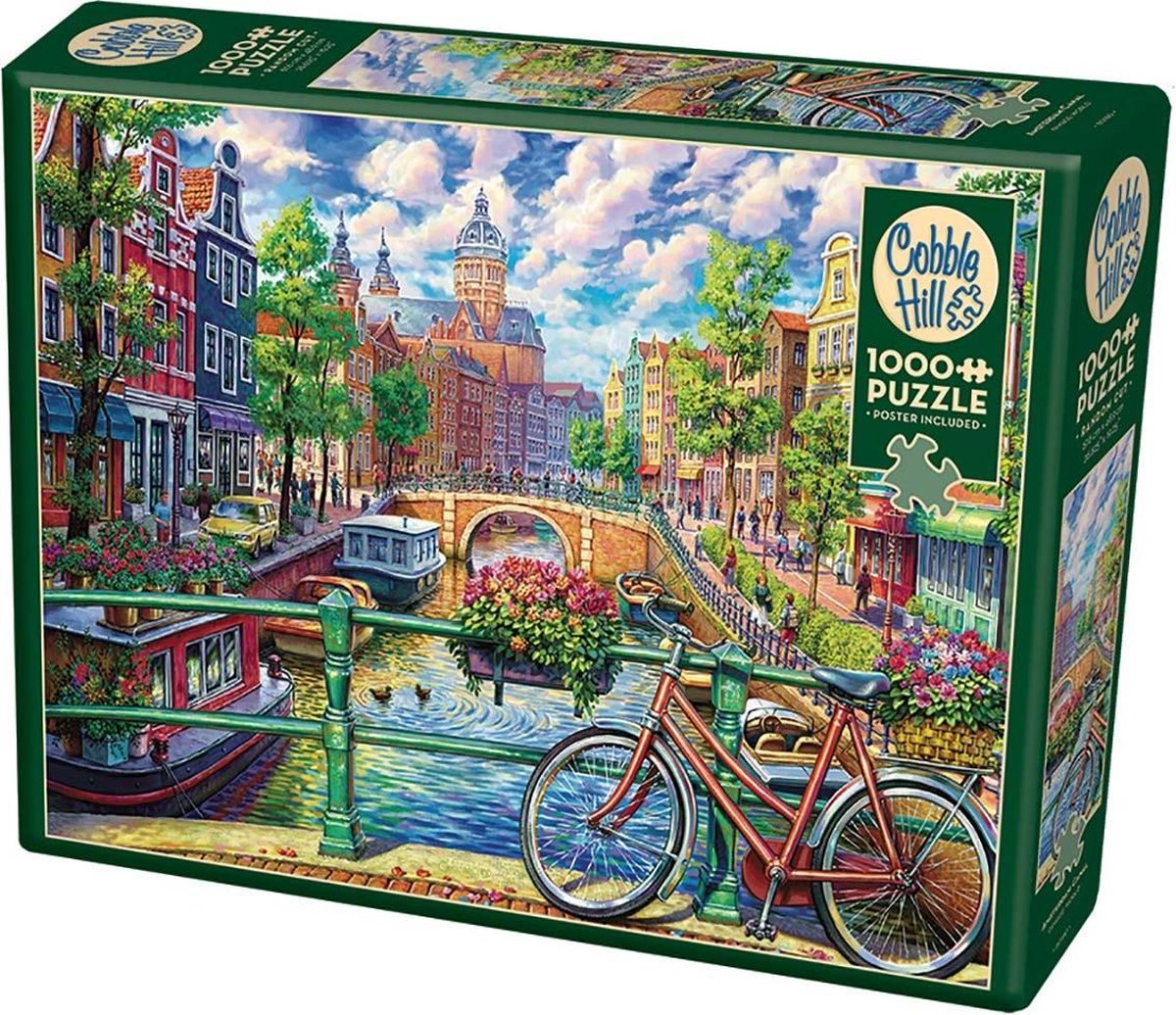 Cobble Hill puzzel Amsterdam Canal - 1000 stukjes