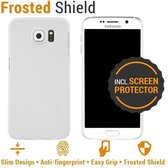 Samsung Galaxy S6 hoesje - Wit kunststof - Nillkin (Frosted shield serie)