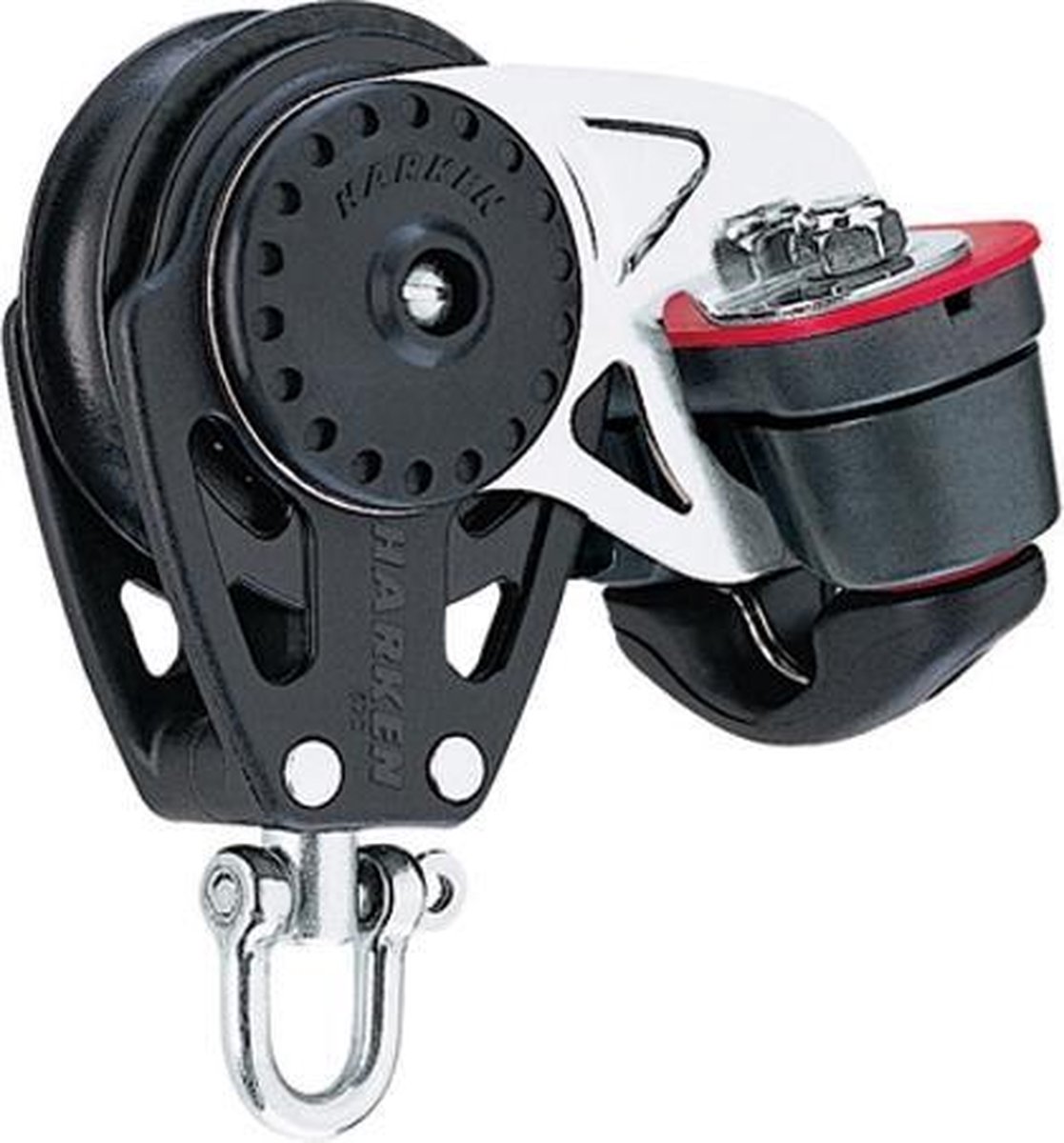 Harken Carbo 1schijfs+klem 57mm