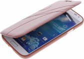 Bruin TPU bookcase Telefoonhoesje Lijn Motief Samsung Galaxy Trend S7560