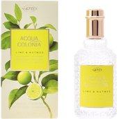 MULTI BUNDEL 2 flesjes 4711 ACQUA COLONIA Lime & Nutmeg - eau de cologne - spray 50 ml