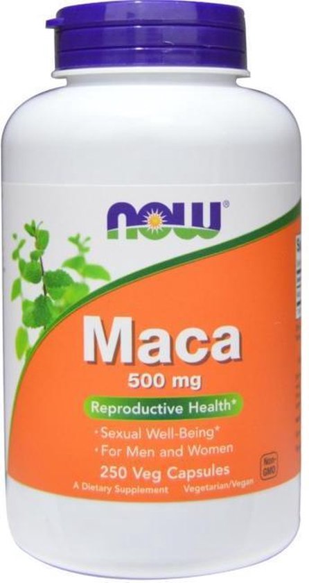 Maca 500 mg - 250 Veggie Caps - Now Foods