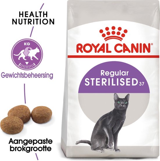 Royal Canin Sterilised 37 - Kattenvoer - 10+2 kg Bonusbag