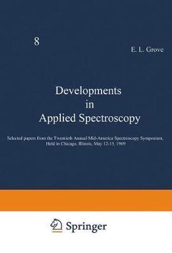 Developments in Applied Spectroscopy - cover