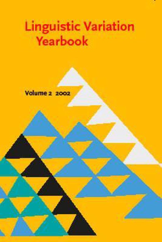 Linguistic Variation Yearbook 2002 | 9789027254726 | Boeken | bol