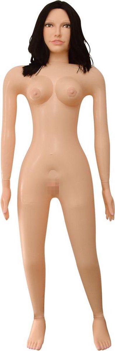 Goedkoopste You2Toys – Opblaasbare Liefdespop Leticia met Realistische Ledematen en Lang Haar – 3D Gevormd Gezicht - beigeig
