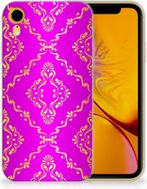 Siliconen Case Geschikt voor iPhone XR Barok Roze