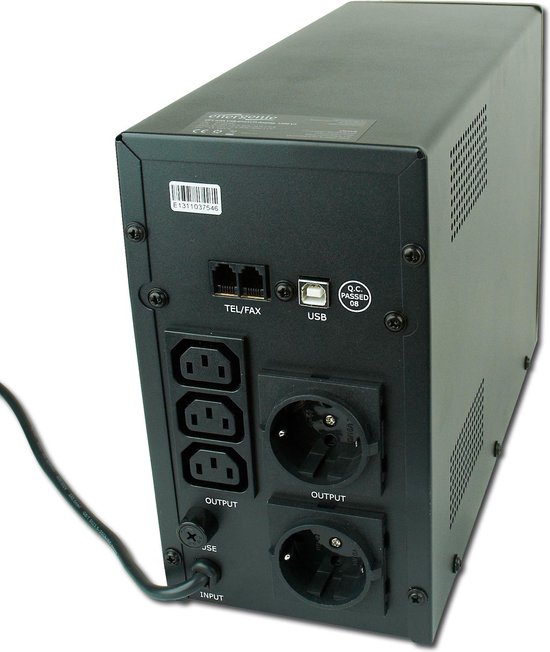 EnerGenie EG-UPS-033 - UPS met LCD, 1200 VA - Gembird